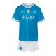 Maillot de foot SSC Napoli Domicile vêtements enfant 2025-26 Manches Courtes (+ pantalon court)